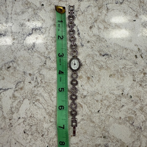 Pre-‎ Owned Women's quartz Vintage style Marcasite bracelet watch - Picture 7 of 7